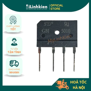 GBJ5010 Diode cầu 50A 1000V chính hãng SEP Đài Loan chất lượng cao.