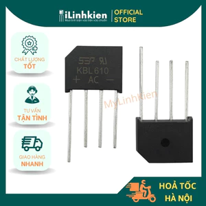 KBL610 Diode cầu 6A 1000V DIP-4 chính hãng SEP chất lượng cao.