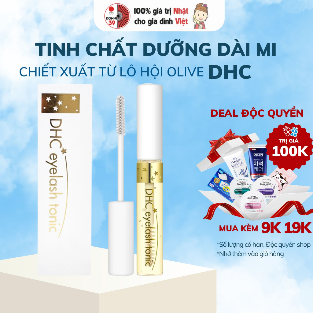 Tinh chất dưỡng mi DHC Eyelash tonic 3.5ml và 6.5ml - Konni39