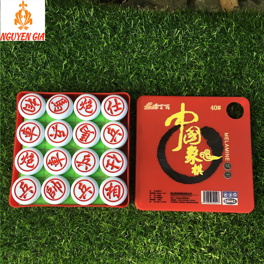 Bộ cờ tướng cao cấp nhựa đặc melamine giả ngọc rắn chắc siêu bền đẹp ...