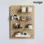 BẢNG PEGBOARD GỖ TREO TƯỜNG MÀU NÂU VÀNG | Bảng Lỗ Decor Tiện Dụng, Tối Ưu Không Gian