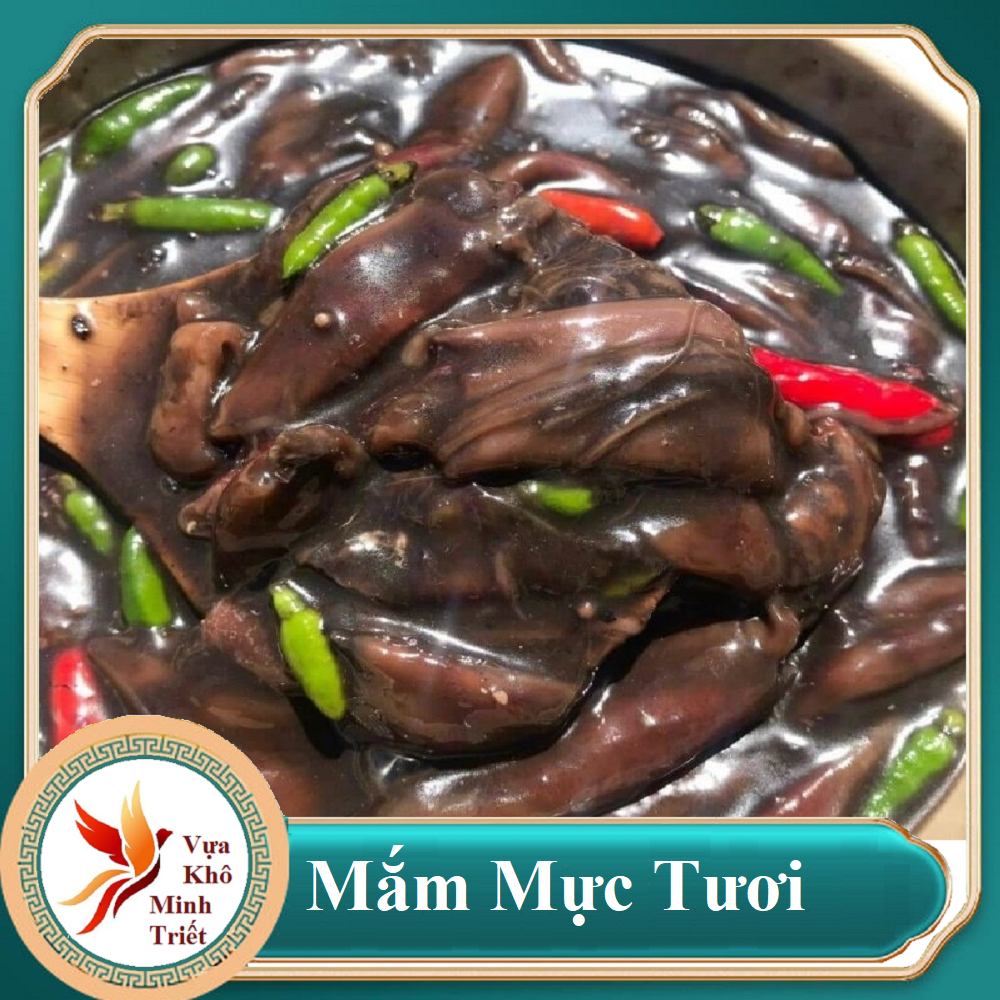 Mắm Mực Phú Yên hũ 1000 gram loại đặc biệt nhiều mực thơm ngon - Đặc ...