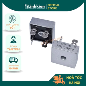 KBPC5010 Diode cầu 50A 1000V DIP-4 chính hãng SEP chân đồng chất lượng cao.