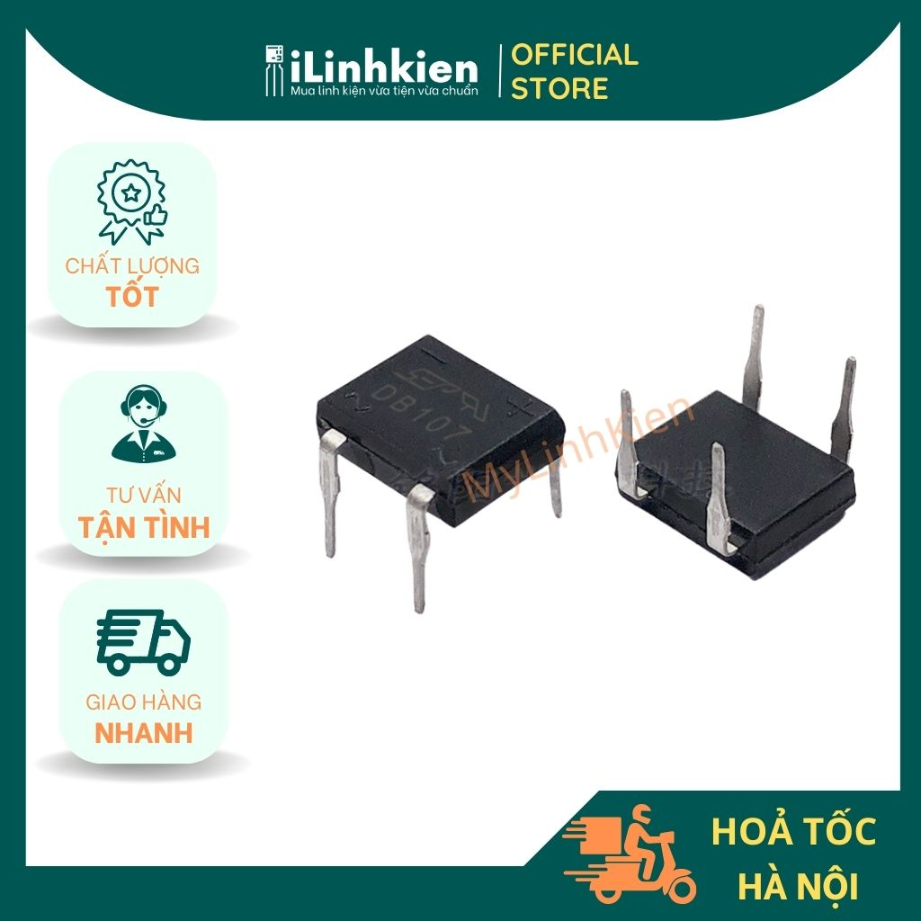 DB101–DB107 – 1.0A Glass Passivated Bridge Rectifiers