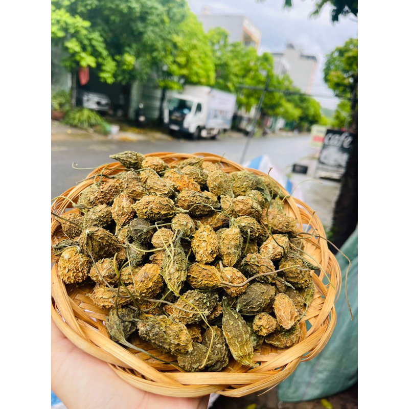 Mướp đắng khô(khổ qua rừng)nguyên quả, hỗ trợ người tiểu đường, bệnh gút, giảm mỡ máu [500-1000gr]