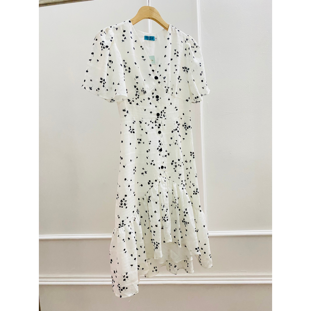Đầm Hoa Luna The Kat House, vải Chiffon hoa nhẹ mát, phù hợp cho các nàng công sở, đi chơi, đi cafe