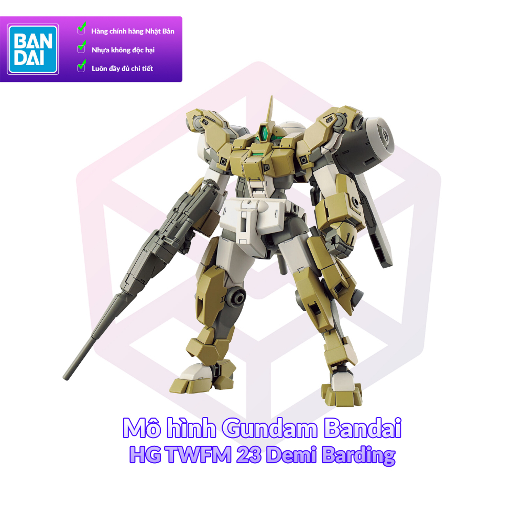 Mô hình Gundam Bandai HG TWFM 23 Demi Barding 1/144 MS Gundam TWFM [GDB ...