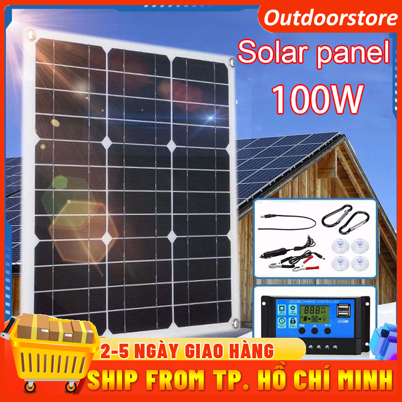 100w solar panel waterproof 100 watt solar photovoltaic module / panel ...