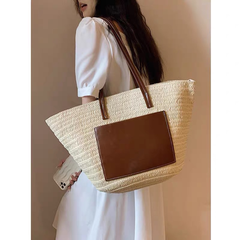 Túi Cói Du Lịch Thời Trang Nữ Mã 4
