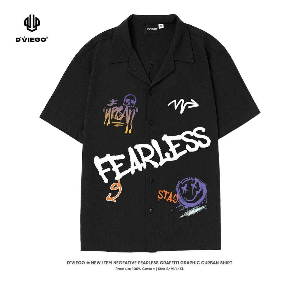 Áo sơ mi Curban Shirt unisex nam nữ Negative Fearless local brand ...
