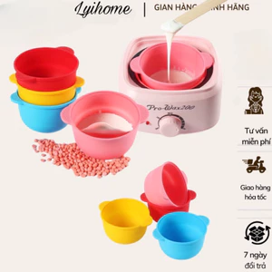 Chén nấu sáp wax lông chất liệu silicon chịu nhiệt chống dính - vệ sinh dễ dàng tiện lợi,chén wax lông Lyihome
