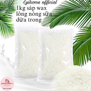 1kg Sáp cao cấp siêu bám lông Coconut & Trong suốt wax lông nóng Hard wax Beans Lyihome