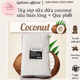 1kg Sáp tẩy wax lông nóng cao cấp siêu bám lông tẩy sạch lông đa vùng lành tính Lyihome