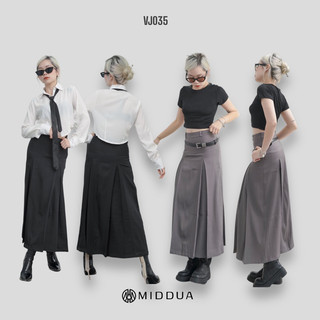 [ẢNH THẬT ĐỘC QUYỀN MIDDUA]VJ035 Váy Midi dài xếp li