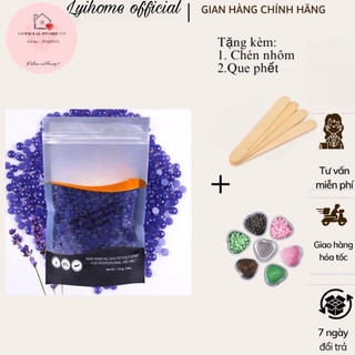 [ Tặng que gỗ]Túi 200g Sáp Wax Lông Nóng Cao Cấp Tẩy Lông Cánh Tay Chân Tóc, Siêu Bám Lông, Siêu Sạch Lyihome