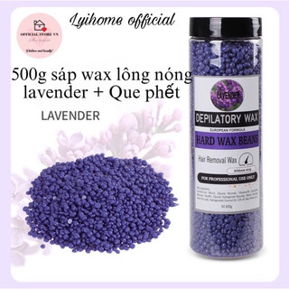 Sáp Tẩy Lông hương Lavender 500v siêu bám lông cao cấp sạch bất chấp mọi loại lông vĩnh viễn nhanh chỉ 5 phút Lyihome