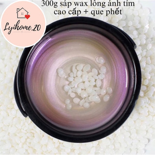 Sáp wax lông 300g ánh tím wax nóng dùng cho lông Nách, Chân Tay, Bikini Vùng Kín, Body an toàn hiệu quả Lyihome