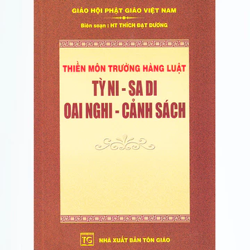 Sách - Thiền Môn Trường Hàng Luật – Tỳ Ni Sa Di Oai Nghi Cảnh Sách