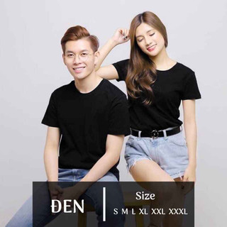 Áo thun trơn nam nữ unisex mặc cặp chất cotton thoáng mát, thấm hút