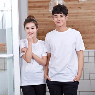 Áo thun trơn nam nữ unisex mặc cặp chất cotton thoáng mát, thấm hút