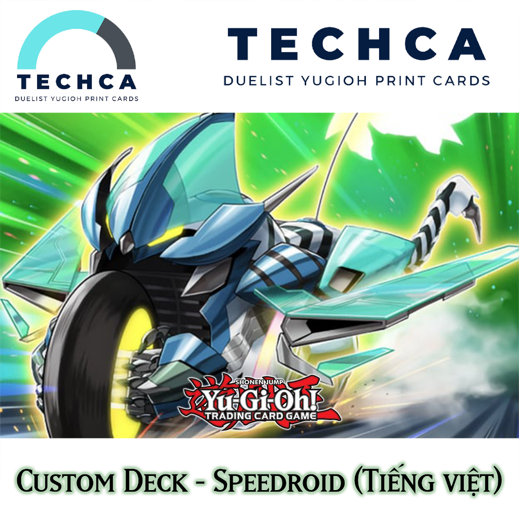 Bài In Tiếng Việt - Bộ bài Yugioh - Custom Deck - Speedroid | Shopee ...