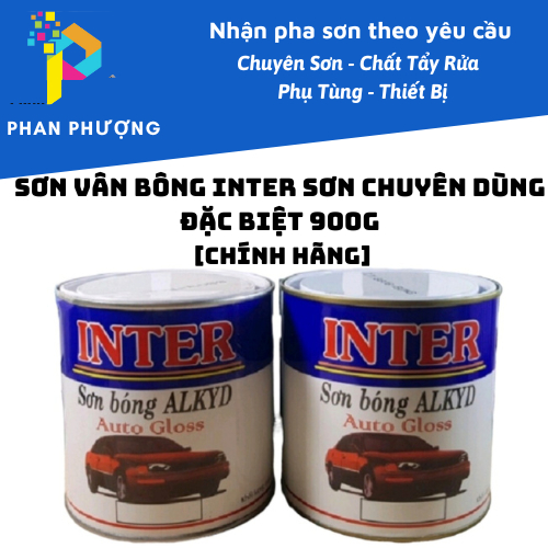 SƠN VÂN BÔNG INTER CHUYÊN DÙNG ĐẶC BIỆT 900G [CHÍNH HÃNG][CÓ XUẤT HÓA ĐƠN GTGT]