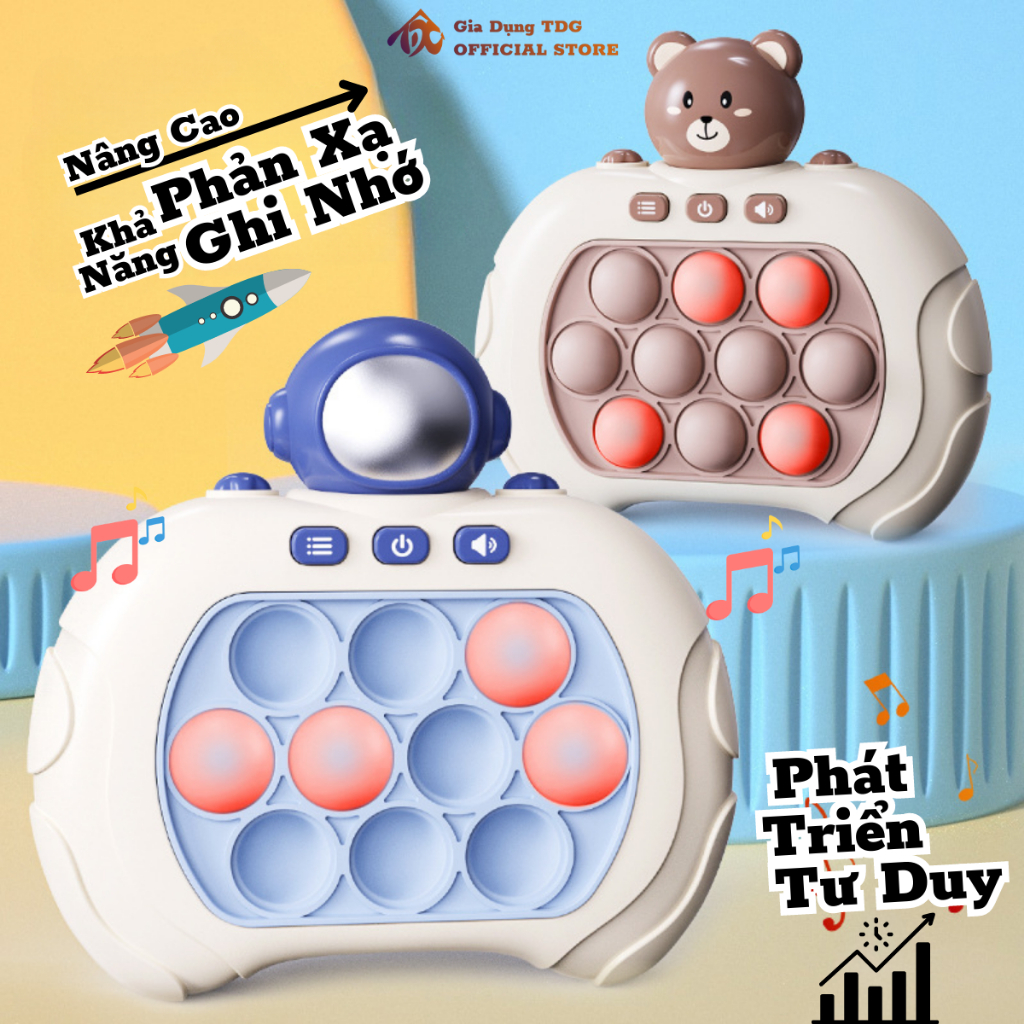 Pop It Điện Tử Máy Pop It Cho Bé Đoremon Kuromi  Đa Dạng Mẫu Mã Có Đèn Âm Thanh Hot Trend  - PUPU HOUSE