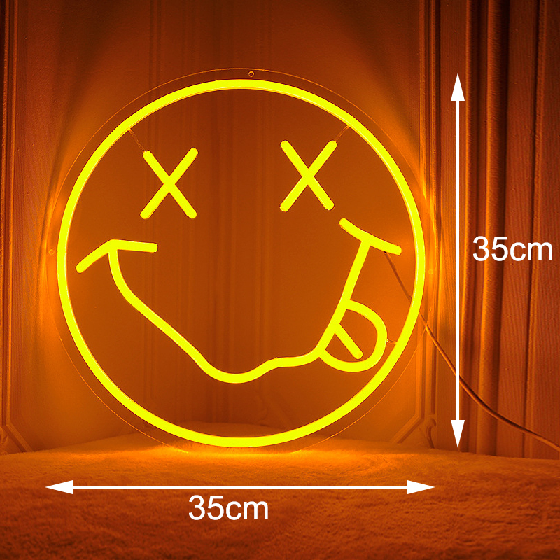 Đèn Trang Trí Led Neon Treo Tường Nhiều Mẫu ( Kèm nguồn và bộ treo tường) Kích thước 36 cm