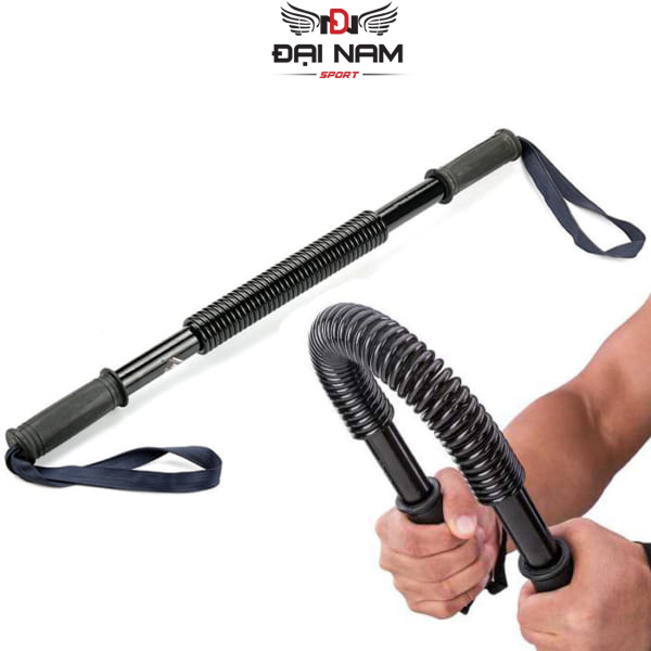 Ảnh Gậy Bẻ Lò Xo Ti Tan Lực Bẻ Từ 20KG Đến 50KG Tập Tay,Vai,Xô,Ngực Body Đại Nam Sport (Hàng Loại 1) 1