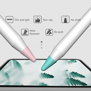 Goojodoq 8 chiếc cho Nắp bảo vệ đầu bút Dành Cho apple pencil Màn Hình Cảm Ứng Nắp Mềm Đa Năng Silicone Đầu Bút Phụ Kiện