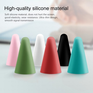 Goojodoq 8 chiếc cho Nắp bảo vệ đầu bút Dành Cho apple pencil Màn Hình Cảm Ứng Nắp Mềm Đa Năng Silicone Đầu Bút Phụ Kiện