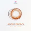 Kính áp tròng QUYNH LENS Aloha Brown 0-8 độ