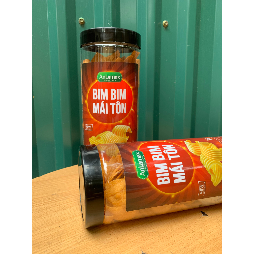 Bim Bim MÁI TÔN- ăn vặt siêu hot, siêu nghiền- ăn ngon và sạch mỗi ngày cùng Antafood, lọ 300gr.