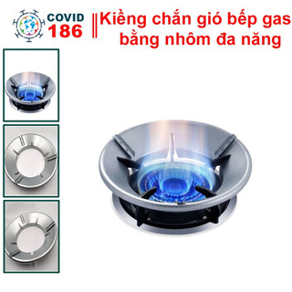 2 KIỀNG CHẮN GIÓ BẾP GAS CHẤT SIÊU BỀN TIỆN LỢI - Kiêng Gang, Chân Chắn Gió Bếp Gas Chống Tỏa Nhiệt Giúp Tiết Kiệm Gas