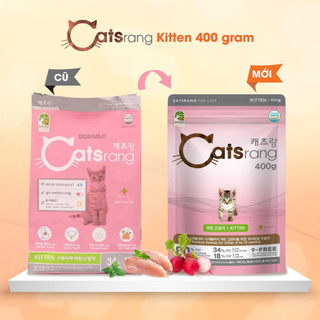 [Catsrang mèo nhỏ]- Thức ăn hạt khô cho mèo nhỏ Catsrang 400gr
