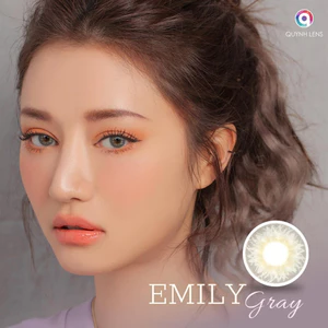 Kính áp tròng QUYNH LENS Emily Gray 0-8 độ