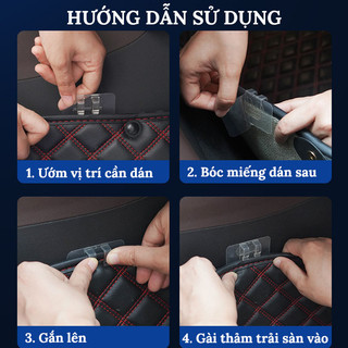 Miếng Dán Cố Định Thảm Trải Sàn Ô Tô Chống Xê Dịch, Trong Suốt Tiện Dụng
