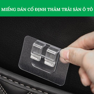 Miếng Dán Cố Định Thảm Trải Sàn Ô Tô Chống Xê Dịch, Trong Suốt Tiện Dụng