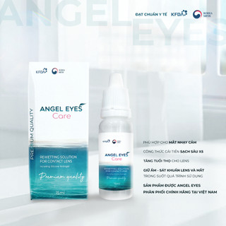 Nước nhỏ mắt lens Angel Eyes Care 15ml cao cấp cho mắt nhạy cảm (Dung dịch nhỏ mắt cho kính áp tròng | Nước nhỏ lens)