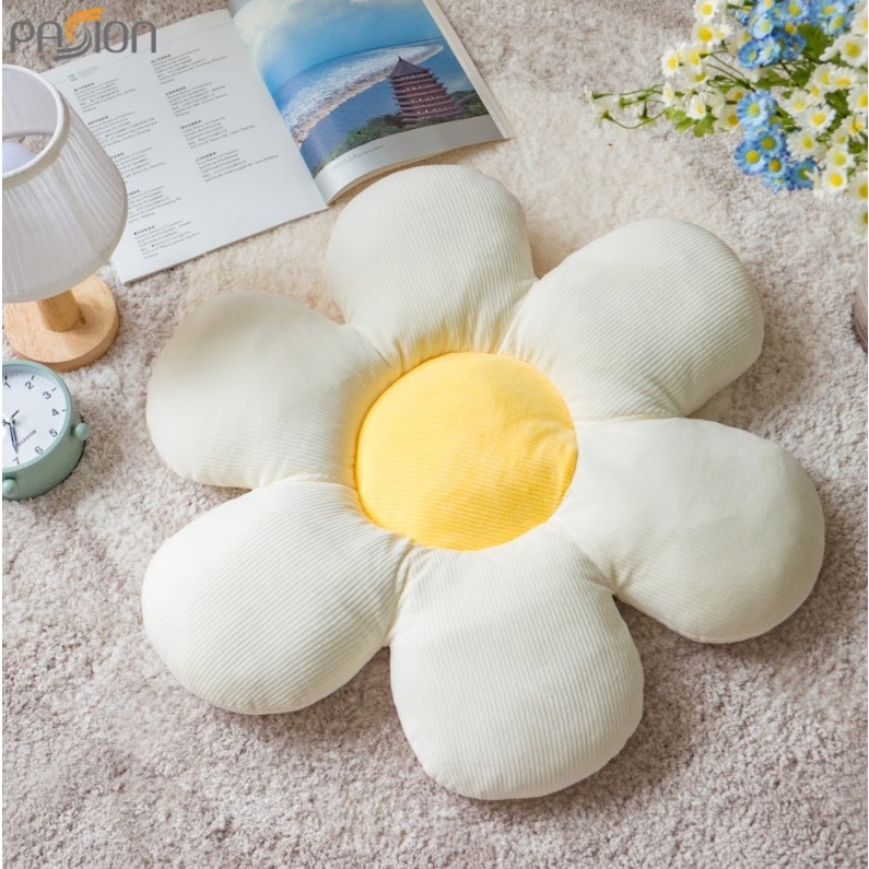 Gối Sofa, Gối Bông Mềm Mại Hình Hoa Cúc Trang Trí Ghế Sofa, Giường Ngủ
