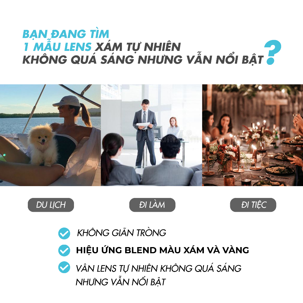 Ảnh Lens xám tây có độ cận 0-8 Build a Barbie tự nhiên hiệu Angel Eyes (Lens màu xám khói có độ cận | Kính áp tròng màu xám) 3