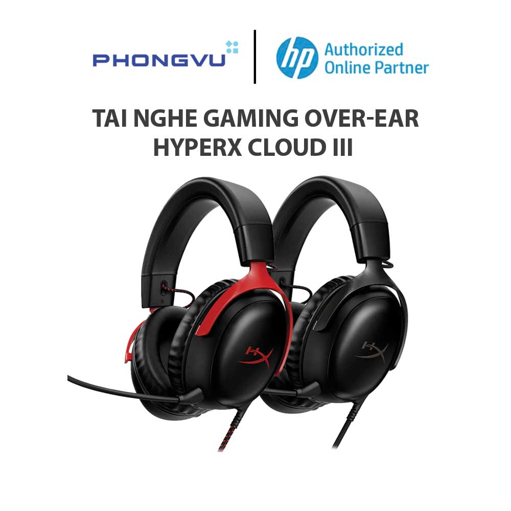 Tai nghe Gaming Over-ear có dây HYPERX CLOUD III - Đen (727A8AA ...