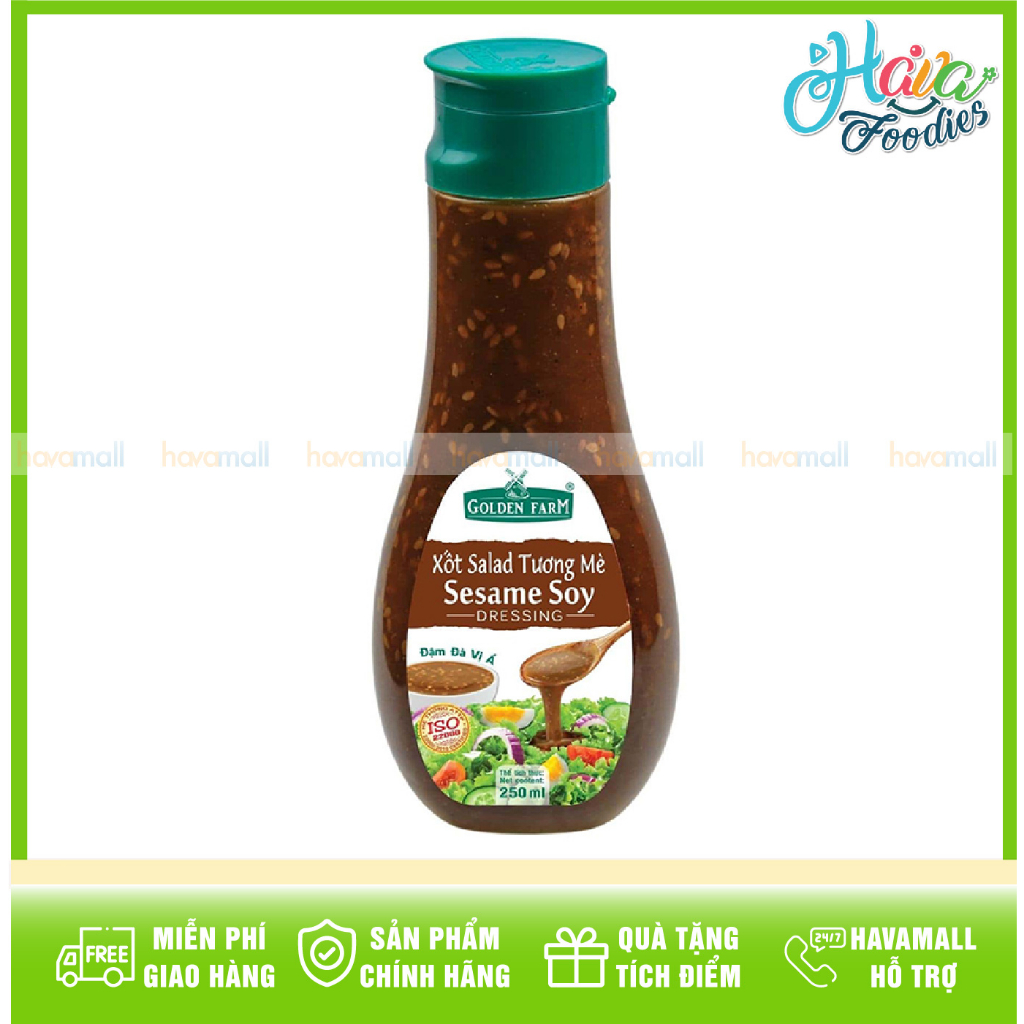 Sốt Salad Tương Mè Golden Farm 250ml – Sesame Soy Sauce | Shopee Việt Nam