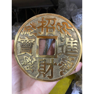 Xu Chiêu Tai Cỡ Lớn bằng Đồng nặng vật phẩm phong thuỷ tài lộc
