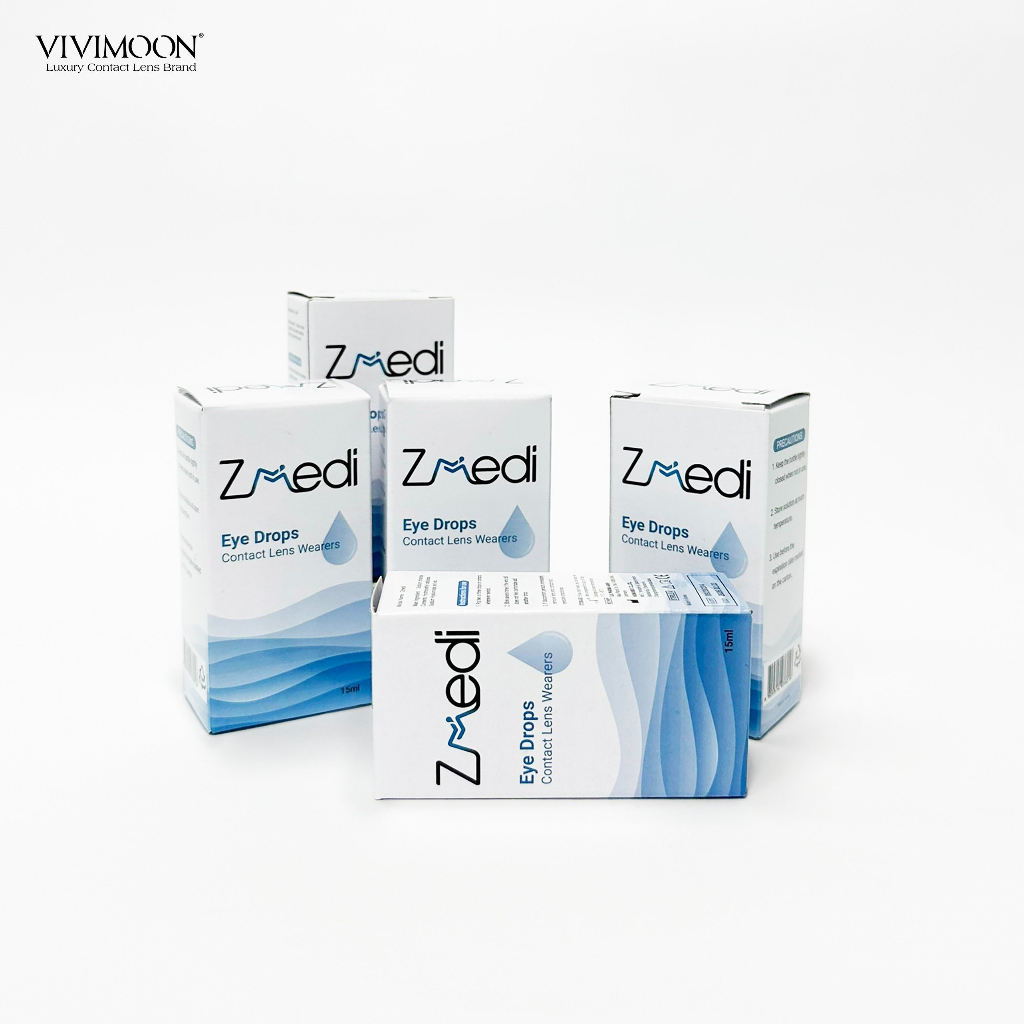 Ảnh Nước nhỏ mắt giữ ẩm lens Zmedi VIVIMOON cho kính áp tròng 15ml 4
