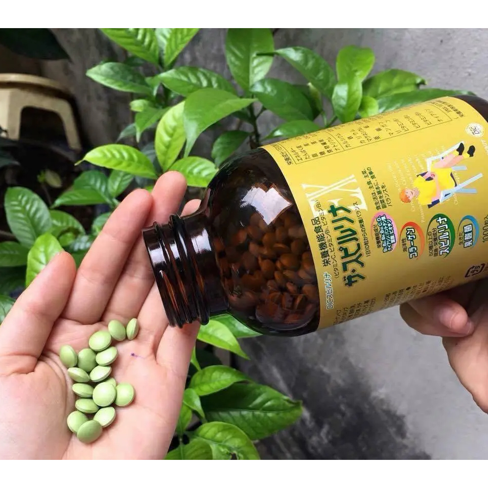 Date 2026 Set 2 lọ tảo vàng Spirulina EX 1000 viên / lọ nội địa Nhật Bản -  Kokubo