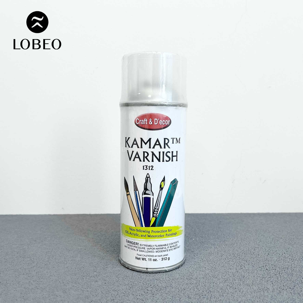 [LOBEO] Xịt bảo quản tranh dạng bóng Kamar Varnish 1312 Craft&D'ecor