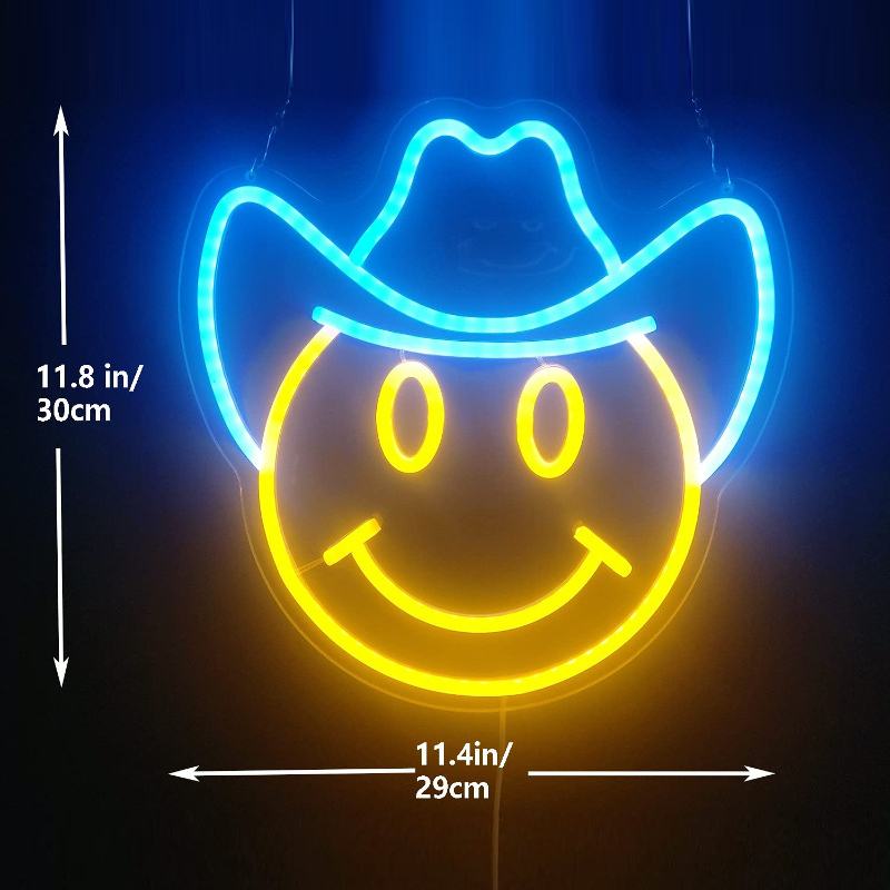 Đèn Trang Trí Led Neon Treo Tường Nhiều Mẫu ( Kèm nguồn và bộ treo tường) Kích thước 36 cm