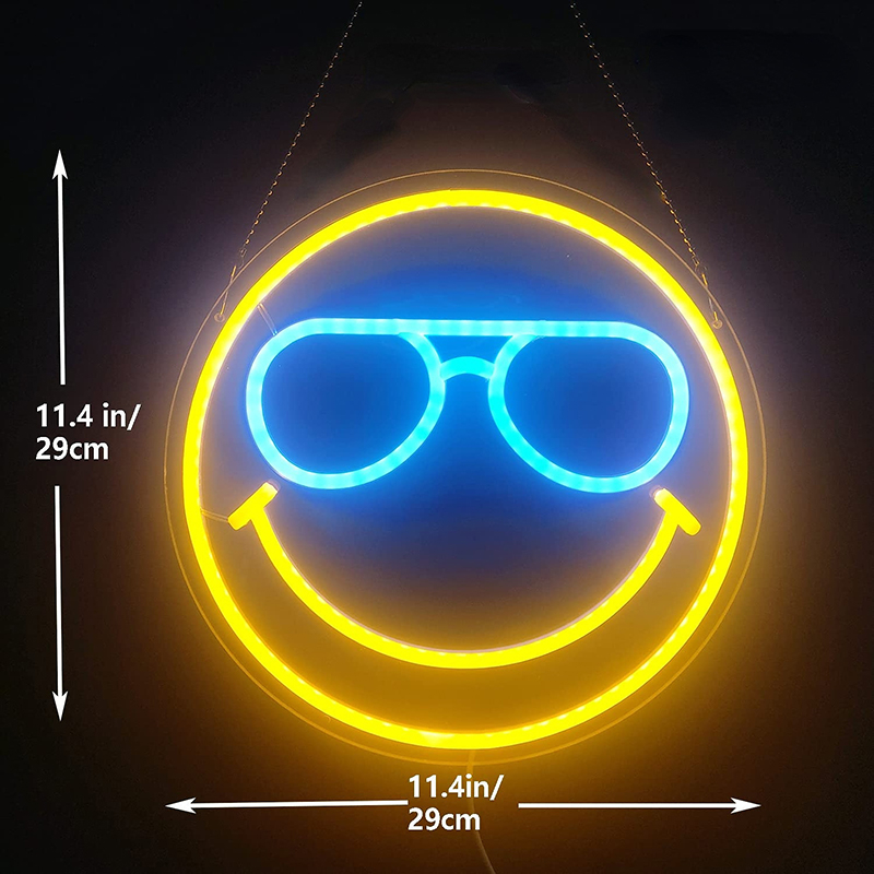 Đèn Trang Trí Led Neon Treo Tường Nhiều Mẫu ( Kèm nguồn và bộ treo tường) Kích thước 36 cm