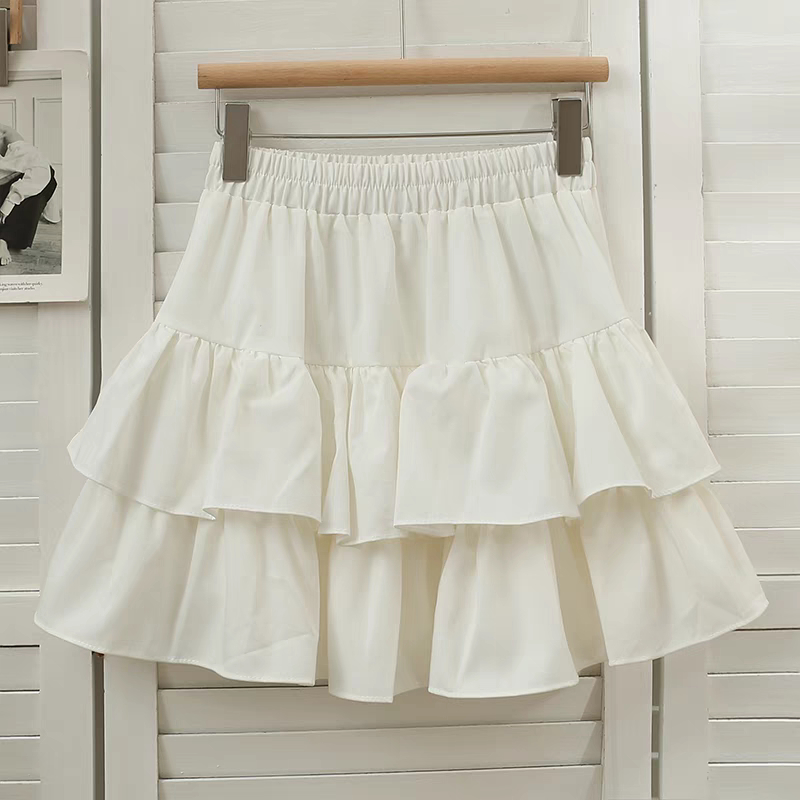 Chân Váy 2 Tầng Bigsize Nữ Lưng Cao,Chân Váy Xòe Big Size Có Lót Trong Vải Lụa Chéo Mềm Mịn CV XOE